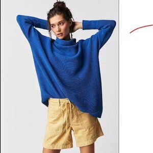 Free People Tangerine Orange Ottoman Slouchy Tunic